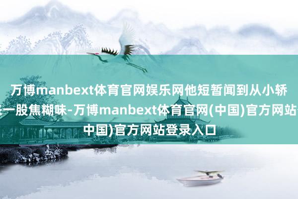 万博manbext体育官网娱乐网他短暂闻到从小轿车上飘来一股焦糊味-万博manbext体育官网(中国)官方网站登录入口
